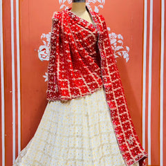 Zari Ghatchola Pure Georgette lehenga