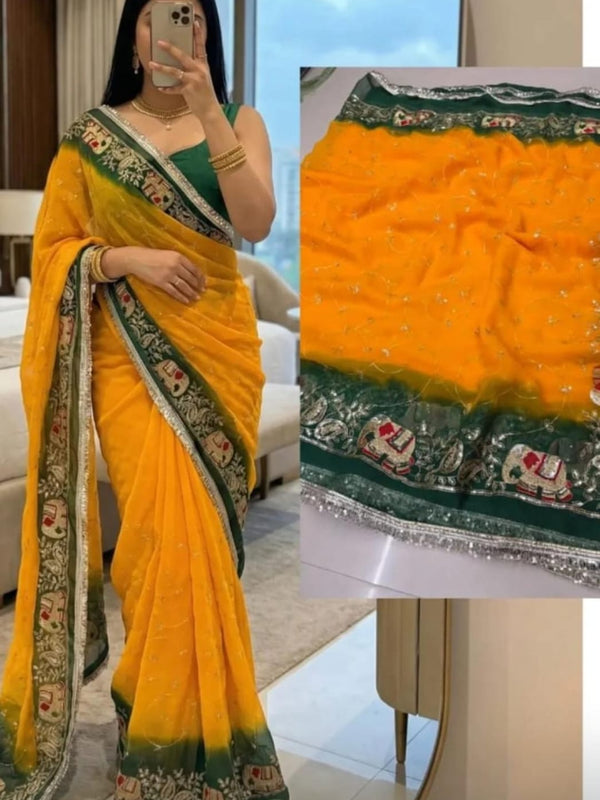 Royal Georgette Saree