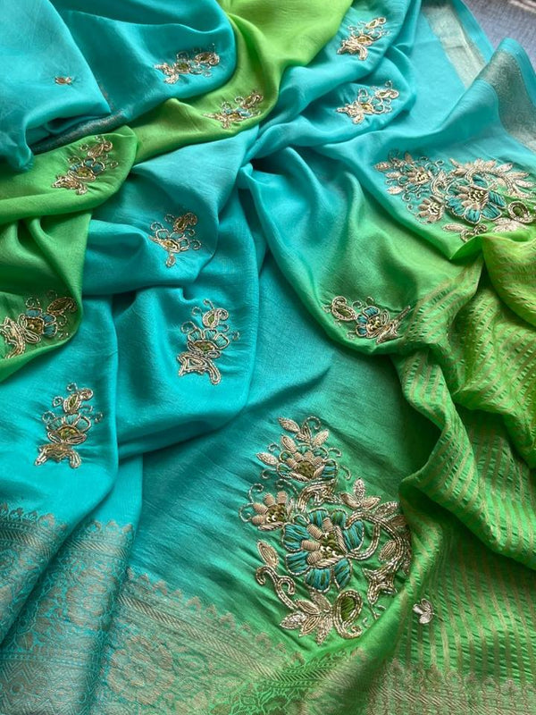 Moonga Silk Saree
