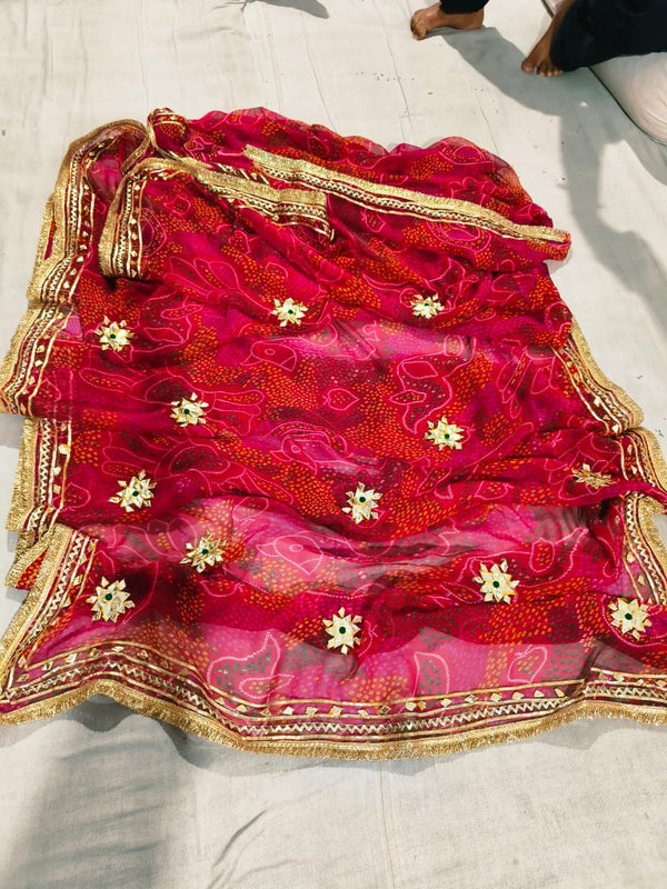 Bandhej Saree