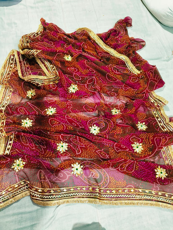 Bandhej Saree