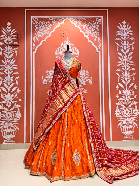 Gajji Silk Lehenga