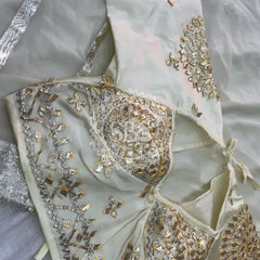 Aangi Blouse Gota lappa saree