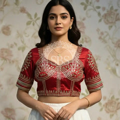 Aangi Gazi Silk Blouse