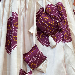 TUSSAR SILK GUJRATI BOOTA LEHENGA