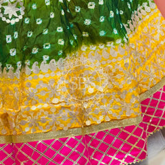 ART SILK BHANDEJ LEHENGA