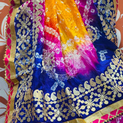 ART SILK BHANDEJ LEHENGA