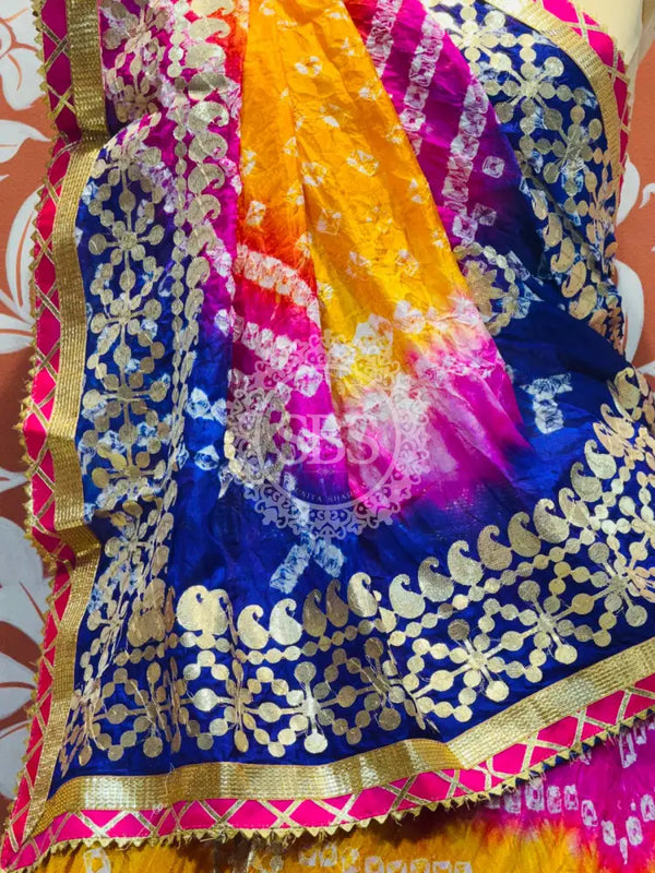 ART SILK BHANDEJ LEHENGA