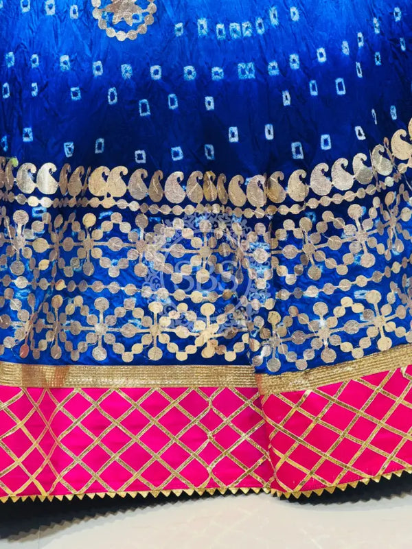 ART SILK BHANDEJ LEHENGA