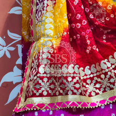 ART SILK BHANDEJ LEHENGA