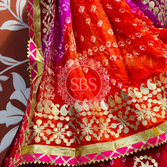 ART SILK BHANDEJ LEHENGA