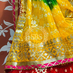 ART SILK BHANDEJ LEHENGA