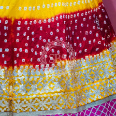 ART SILK BHANDEJ LEHENGA