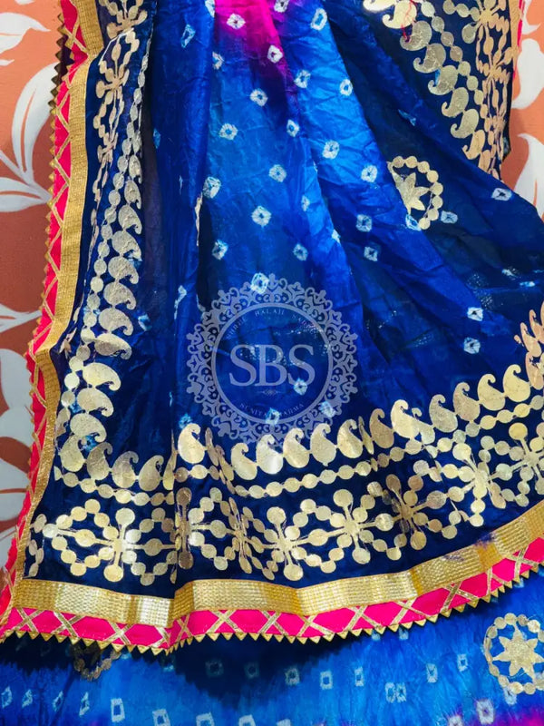 ART SILK BHANDEJ LEHENGA