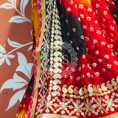 ART SILK BHANDEJ LEHENGA