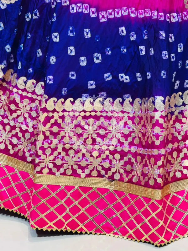 ART SILK BHANDEJ LEHENGA