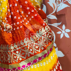 ART SILK BHANDEJ LEHENGA