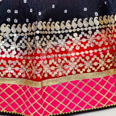 ART SILK BHANDEJ LEHENGA