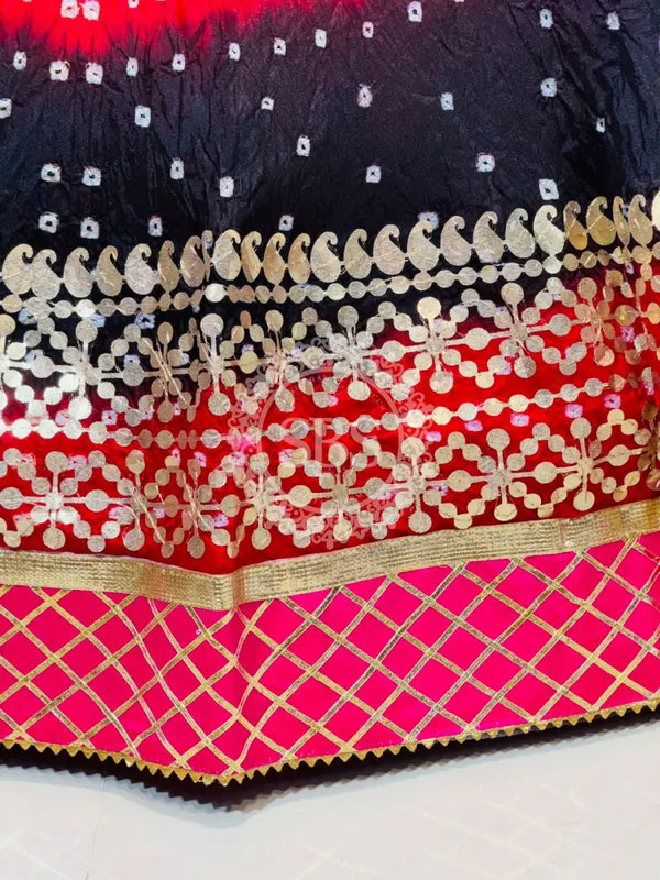 ART SILK BHANDEJ LEHENGA