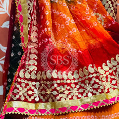 ART SILK BHANDEJ LEHENGA
