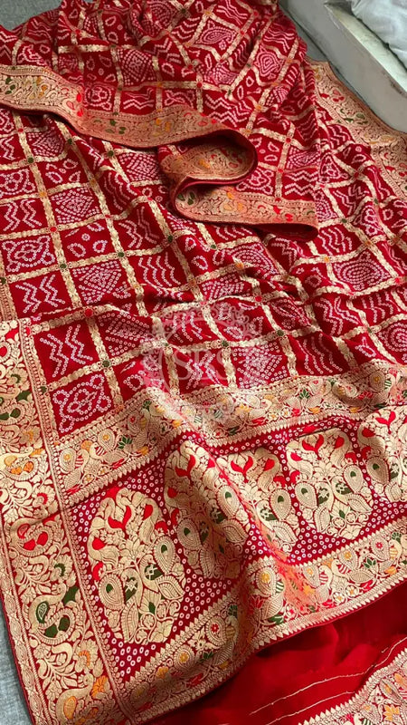 BANARSI GHATCHOLA SAREE