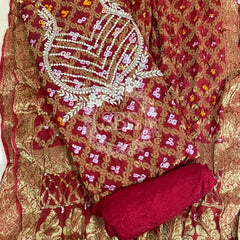 BANARSI GHATCHOLA SILK DRESS MATERIAL