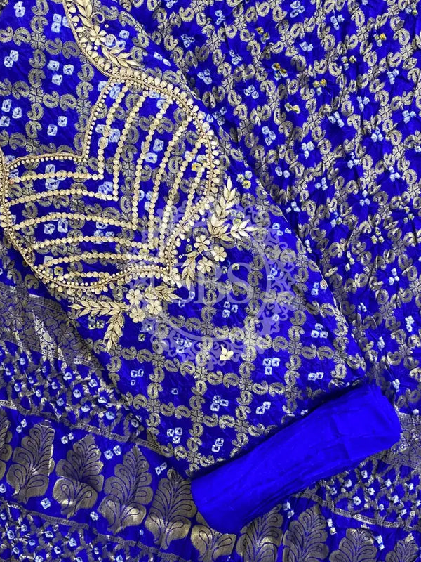 BANARSI GHATCHOLA SILK DRESS MATERIAL