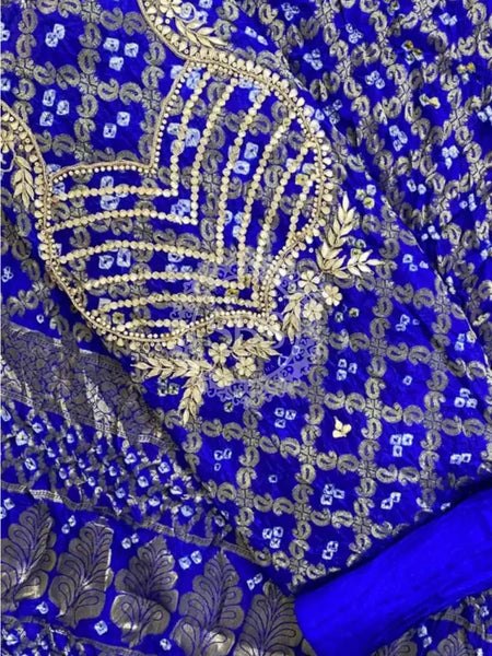 BANARSI GHATCHOLA SILK DRESS MATERIAL