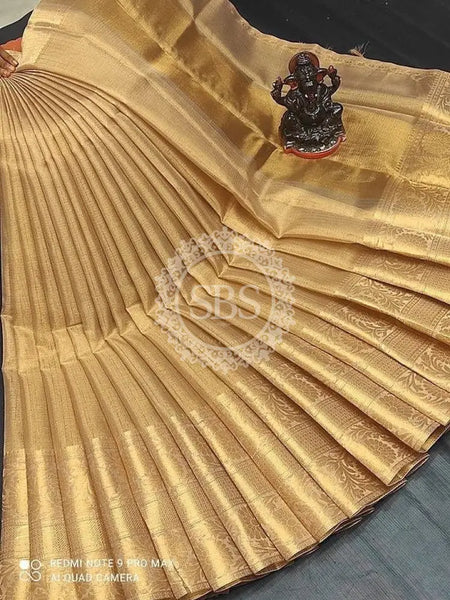 BANARSI GOLDEN SAREE Gold / Free Size