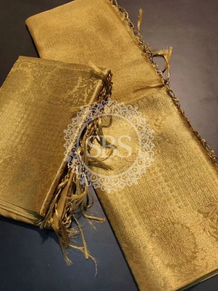 BANARSI GOLDEN SAREE Gold / Free Size