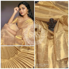 BANARSI GOLDEN SAREE Gold / Free Size