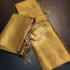 BANARSI GOLDEN SAREE Gold / Free Size
