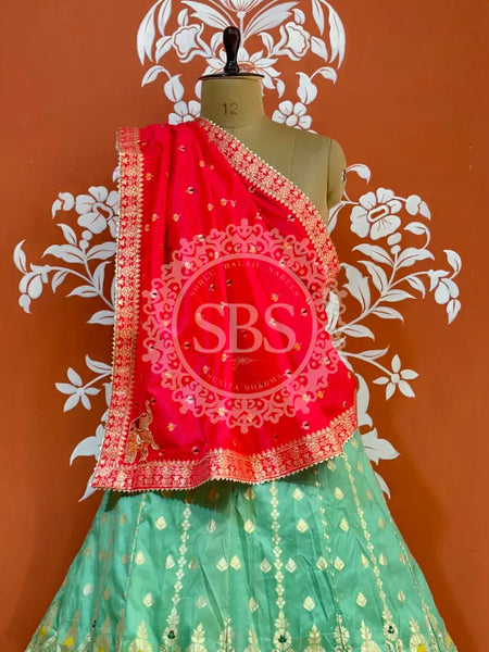 BANARSI ZARI HANDWORK LEHENGA