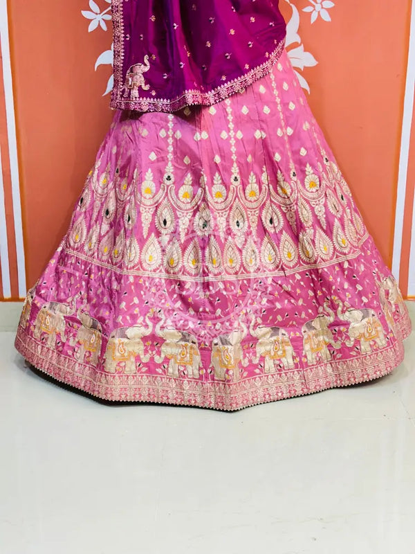 BANARSI ZARI HANDWORK LEHENGA