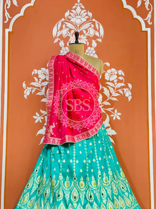 BANARSI ZARI HANDWORK LEHENGA
