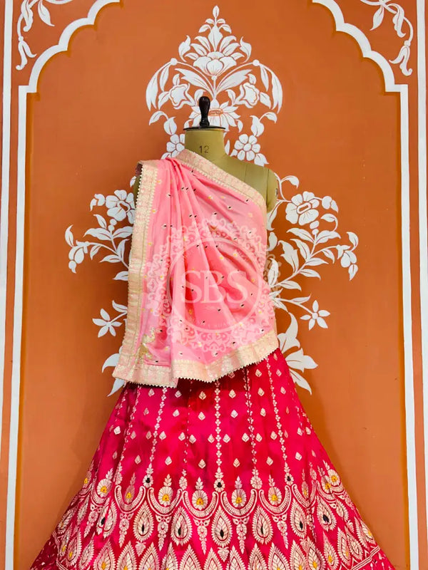 BANARSI ZARI HANDWORK LEHENGA