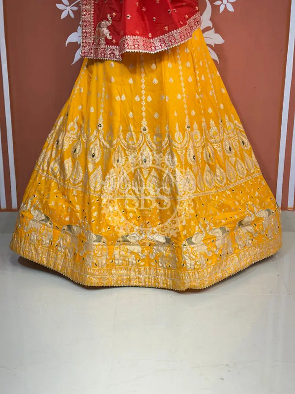 BANARSI ZARI HANDWORK LEHENGA