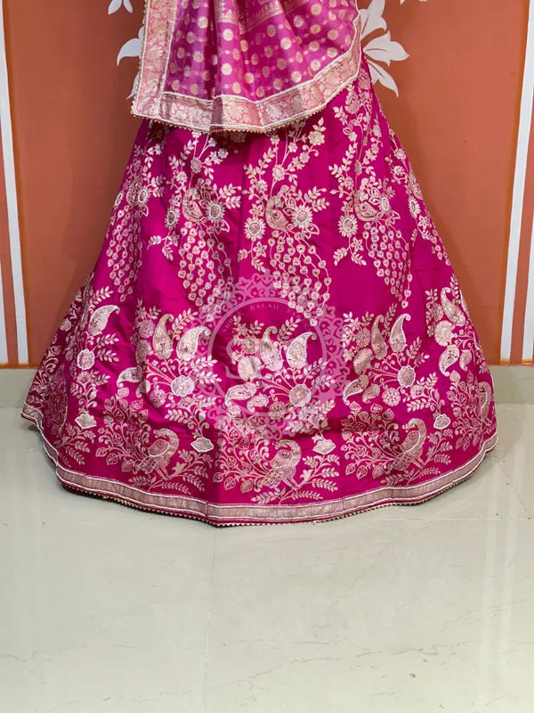 BANARSI ZARI HANDWORK LEHENGA