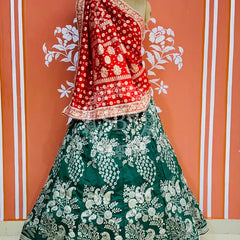 BANARSI ZARI HANDWORK LEHENGA
