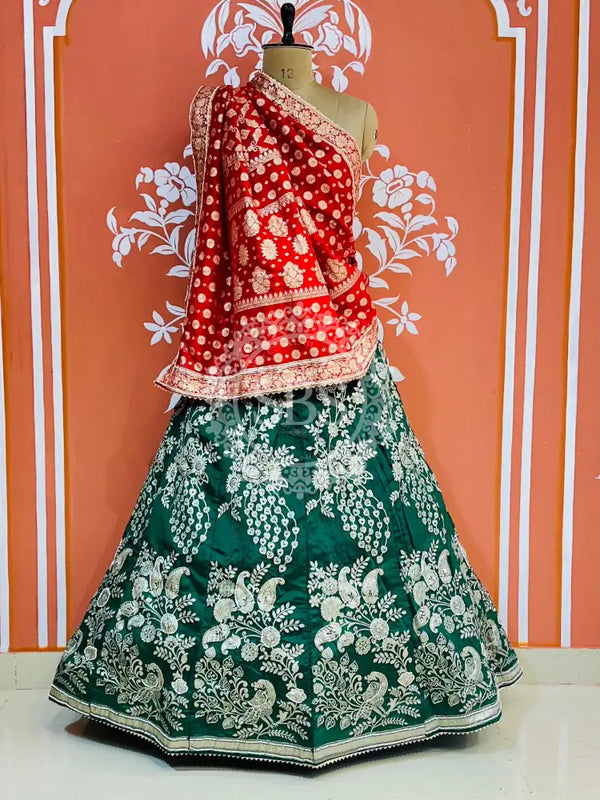 BANARSI ZARI HANDWORK LEHENGA