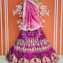 BANARSI ZARI HANDWORK LEHENGA