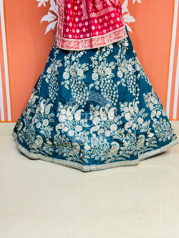 BANARSI ZARI HANDWORK LEHENGA