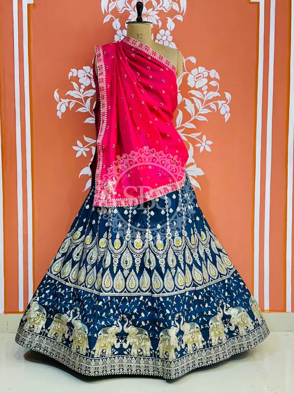 BANARSI ZARI HANDWORK LEHENGA