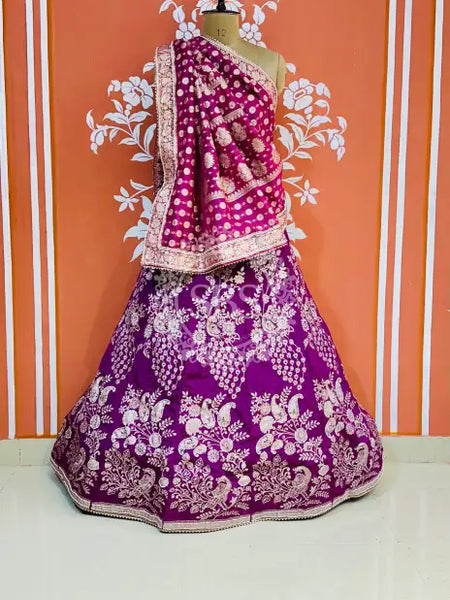 BANARSI ZARI HANDWORK LEHENGA