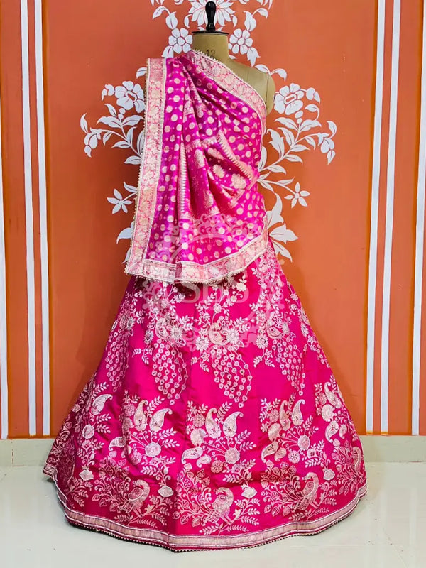 BANARSI ZARI HANDWORK LEHENGA