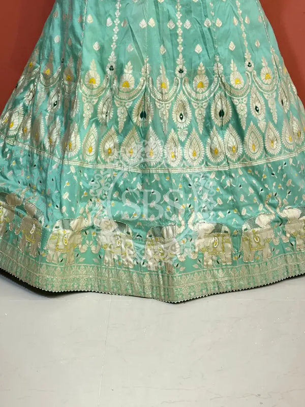 BANARSI ZARI HANDWORK LEHENGA