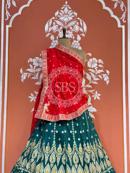 BANARSI ZARI HANDWORK LEHENGA