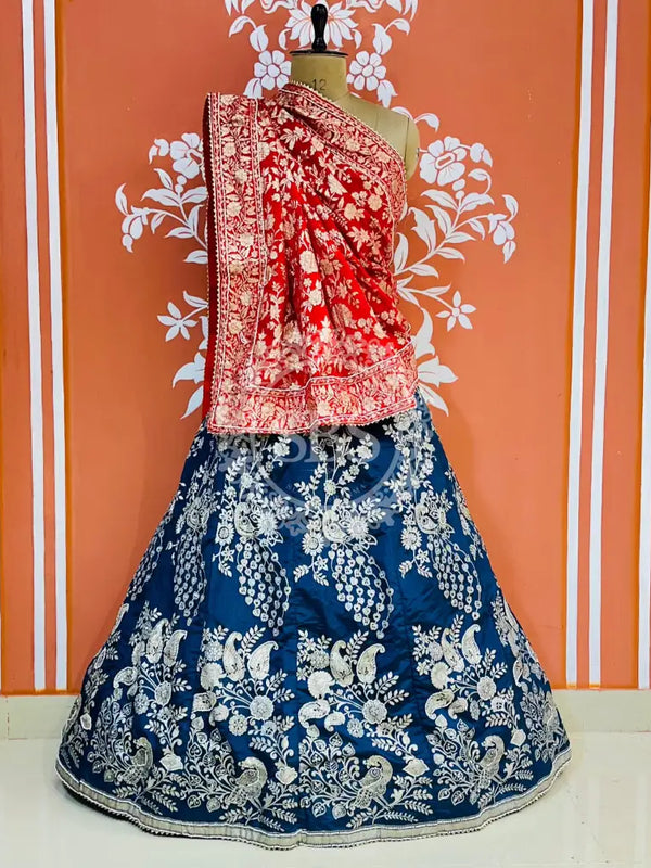 BANARSI ZARI HANDWORK LEHENGA