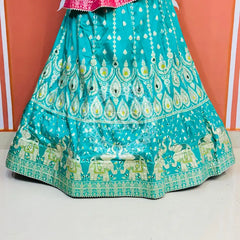BANARSI ZARI HANDWORK LEHENGA