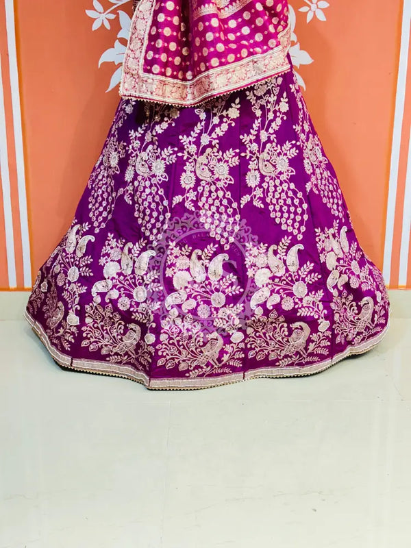 BANARSI ZARI HANDWORK LEHENGA